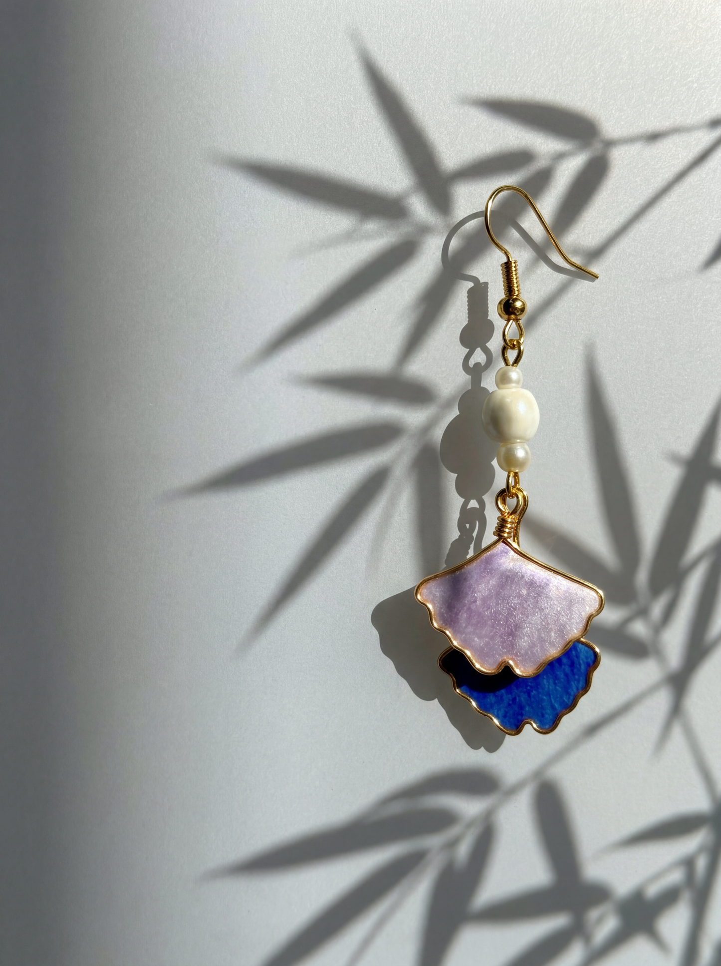 Lilac Tide | Heritage Woven Silk Earrings