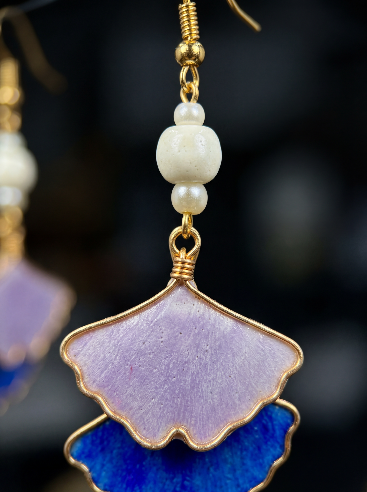 Lilac Tide | Heritage Woven Silk Earrings